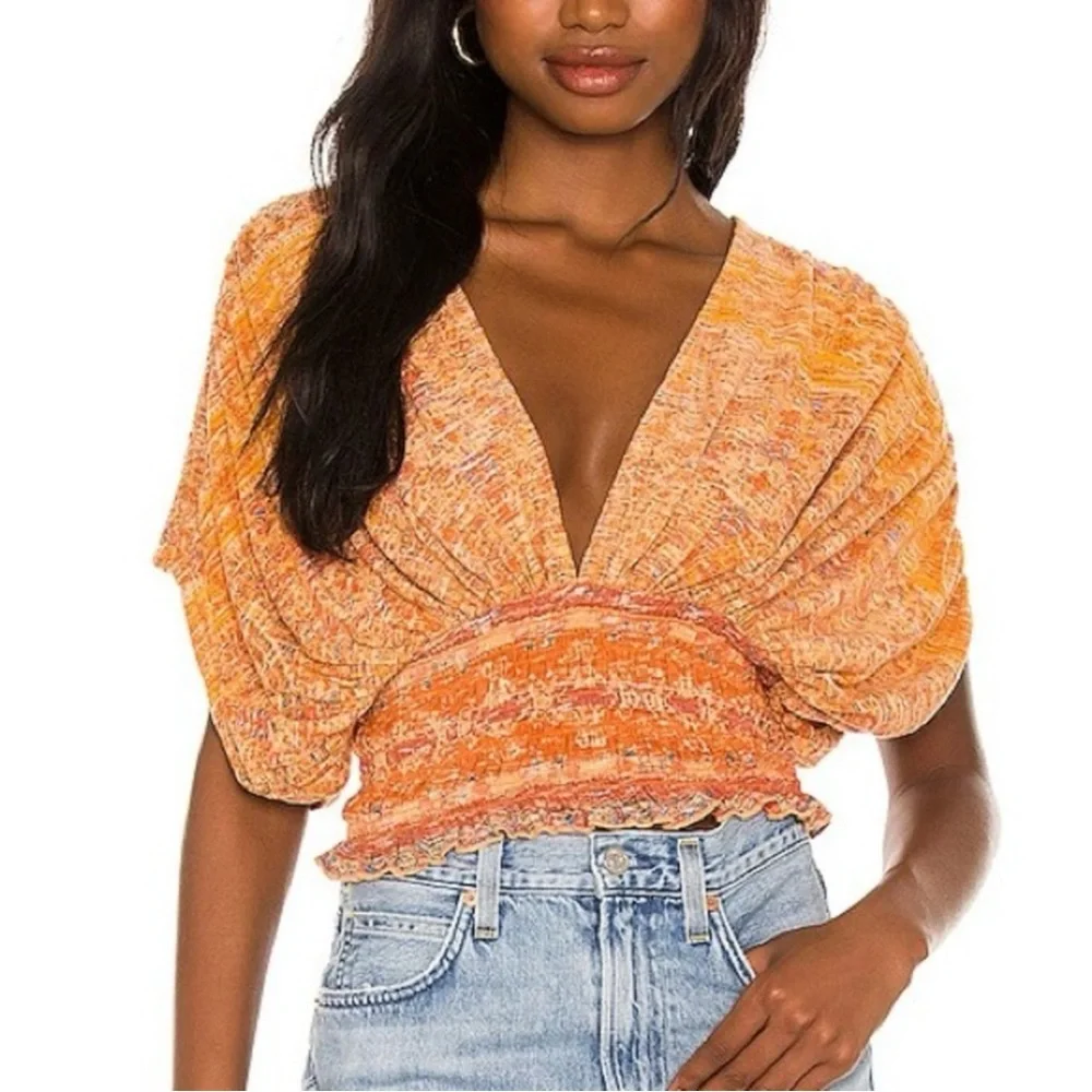 Free People Next Vacation Boho Top Small - Picture 1 of 7
